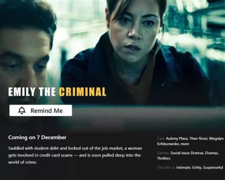 'Emily the Criminal' Arrives on Netflix This Week Is It Based on a True Story?