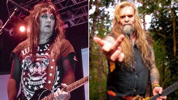 Chris Holmes in W.A.S.P. back in the day with then wife Lita Ford 