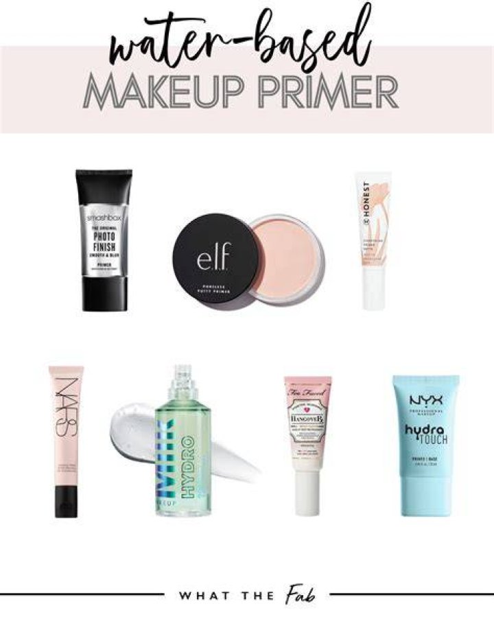 Discover The Secrets Of Water-Based Primers At Drugstores