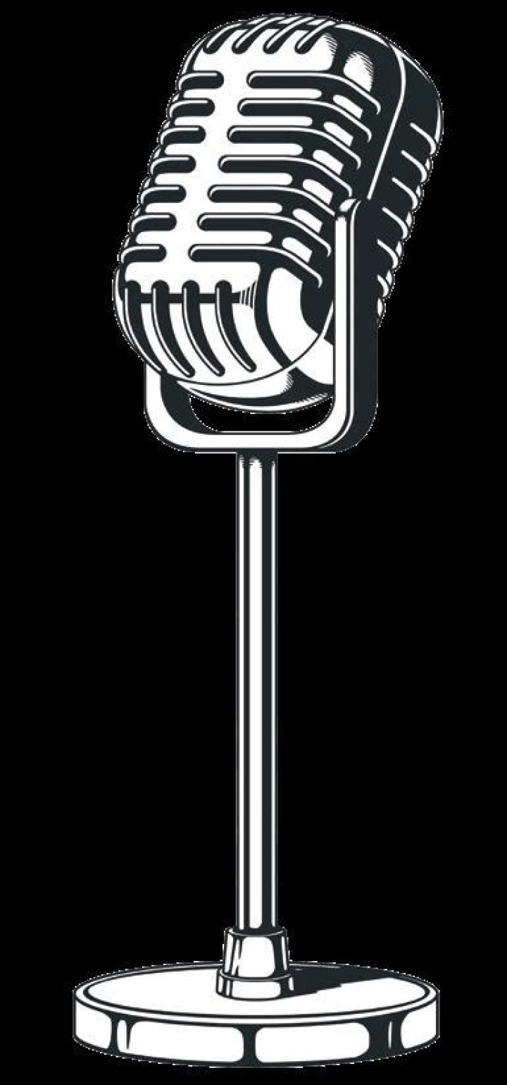 Divina Valencia Microphone Clipart