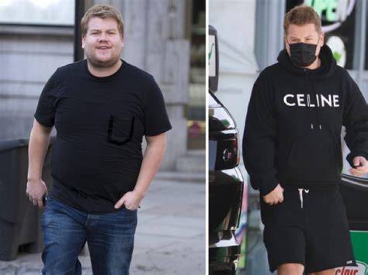 How did James Corden lose so much weight?
