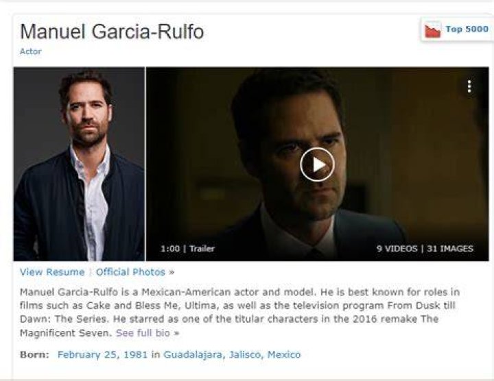 Let's Discover Manuel Garcia-Rulfo Life Story & Net Worth ·