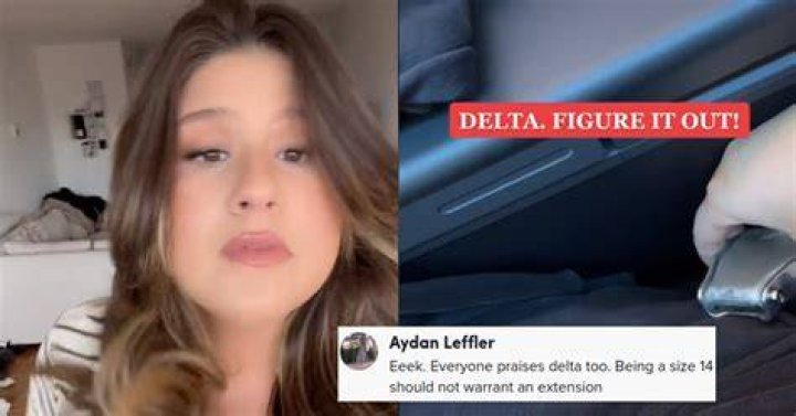 Model Blasts Delta Airlines for "Short" Seatbelts, Sparks Debate in Viral TikTok