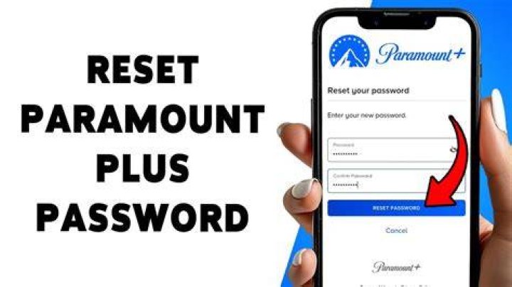 Password Reset for Paramount Plus