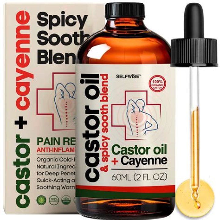 Red Castor Oil with Cayenne Pepper and Saw Palmetto 4 ounces