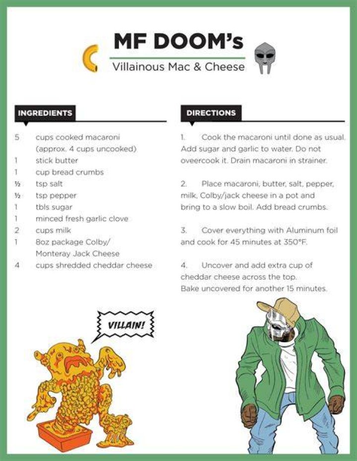 Unlocking The Delights Of MF DOOM Mac N Cheese