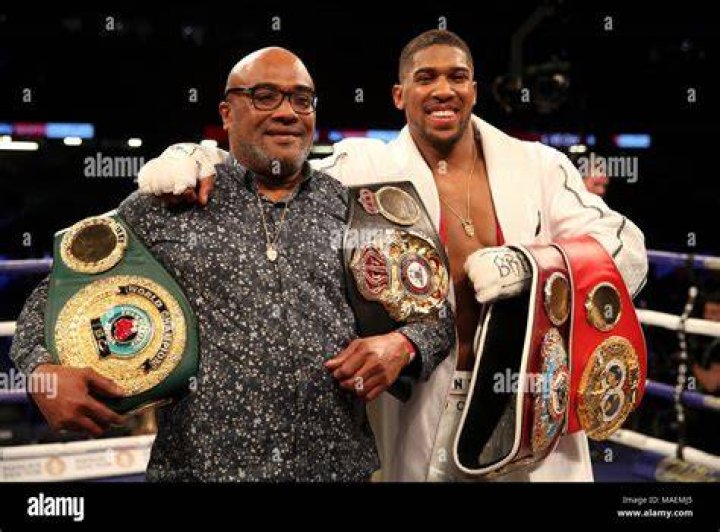 What does Anthony Joshua's father Robert Joshua do for a living?